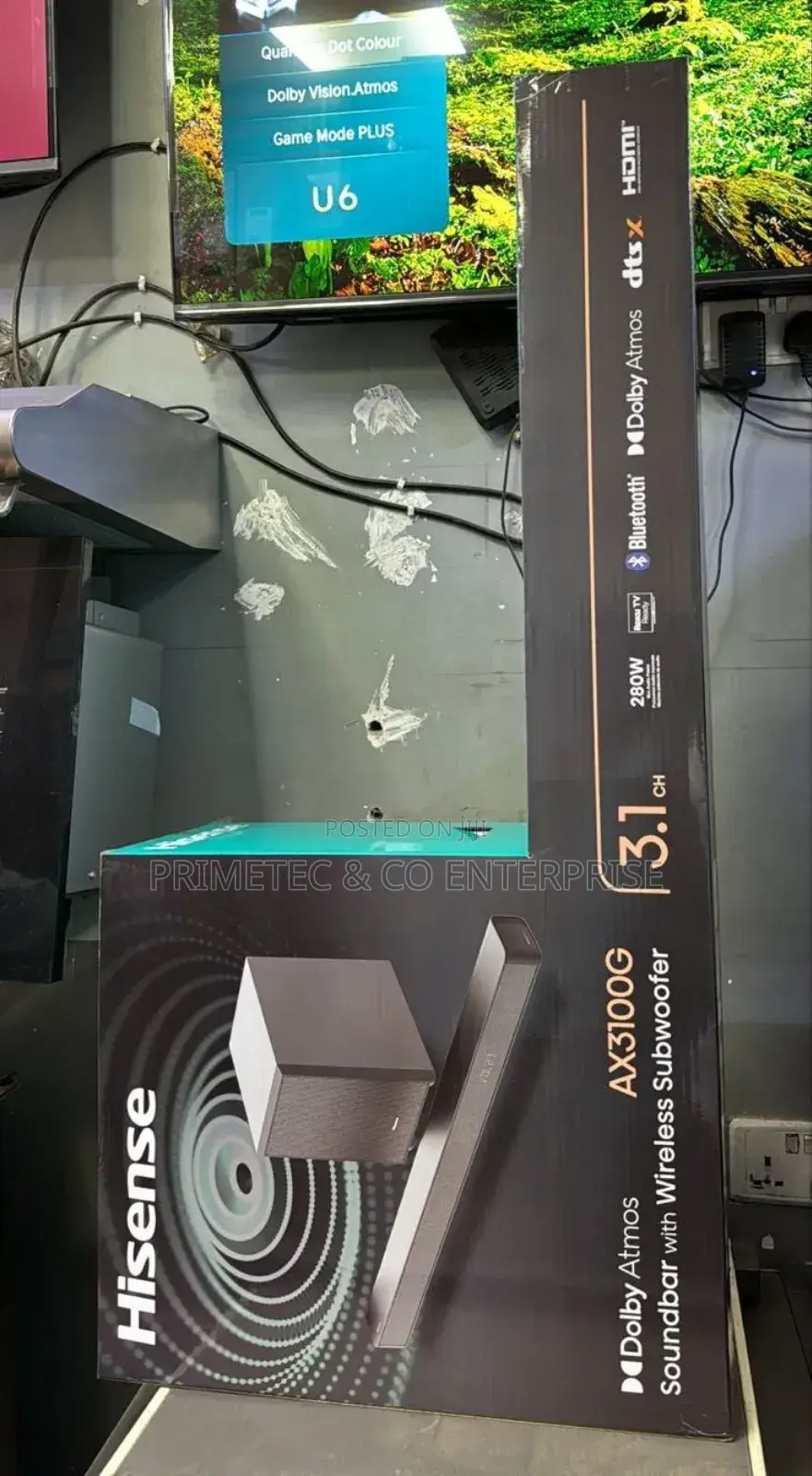 *Hisense Sound Bar Ax3100g (280watts)
