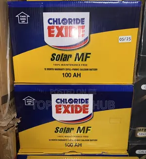 Chloride Exide Solar Mf Battery 12v 100ah