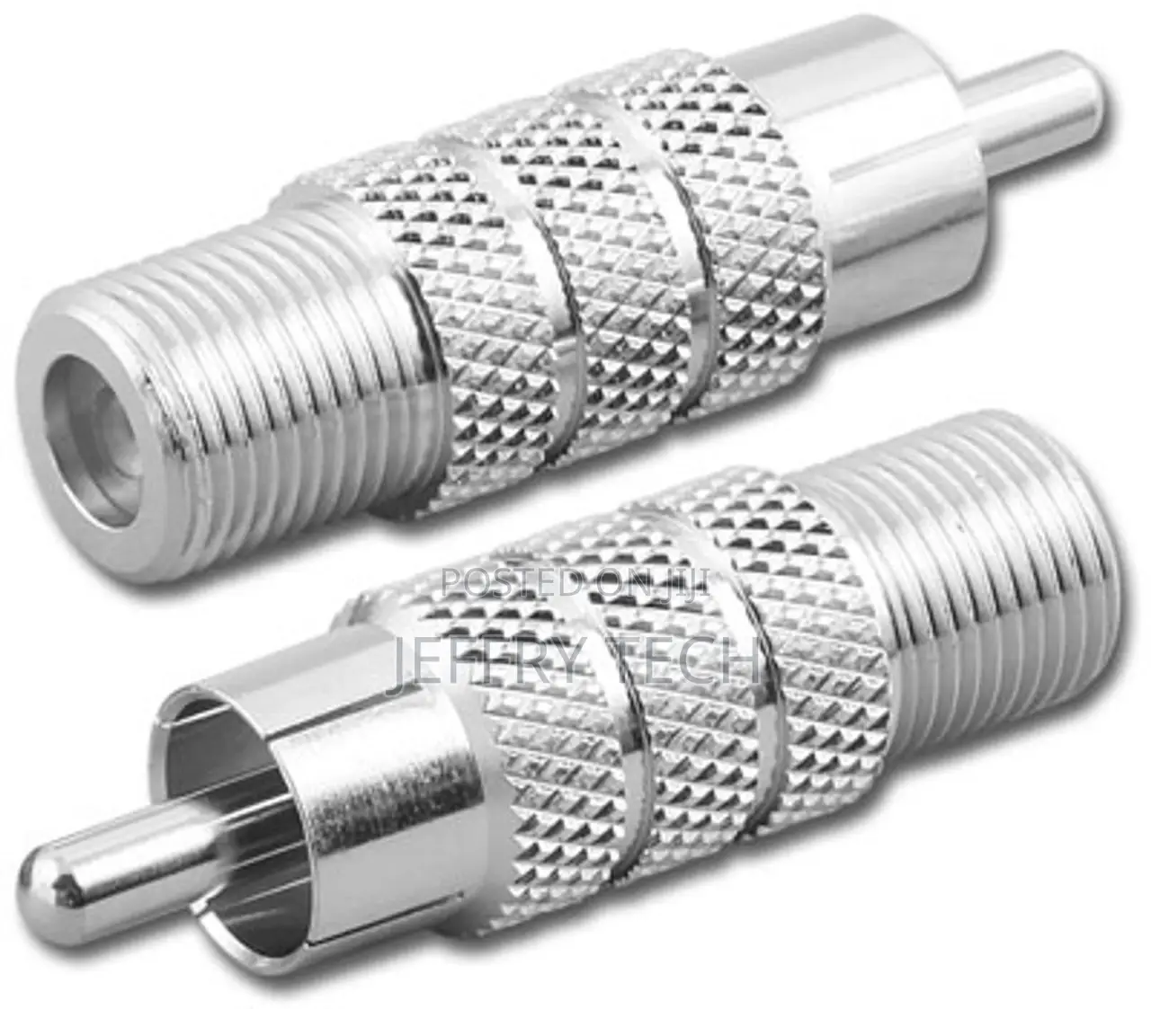 Type F-Female to Rca-Male Coaxial Adapter Connector
