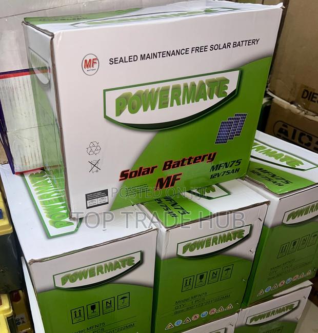 Powermate Solar Battery Mf 12v 75ah - main view