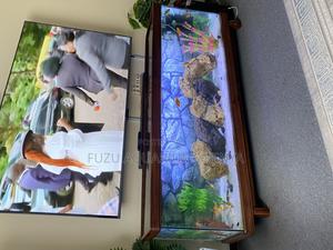 Mvule Solid Wood Tv Stand Aquarium – Luxury Meets Nature - thumbnail 2