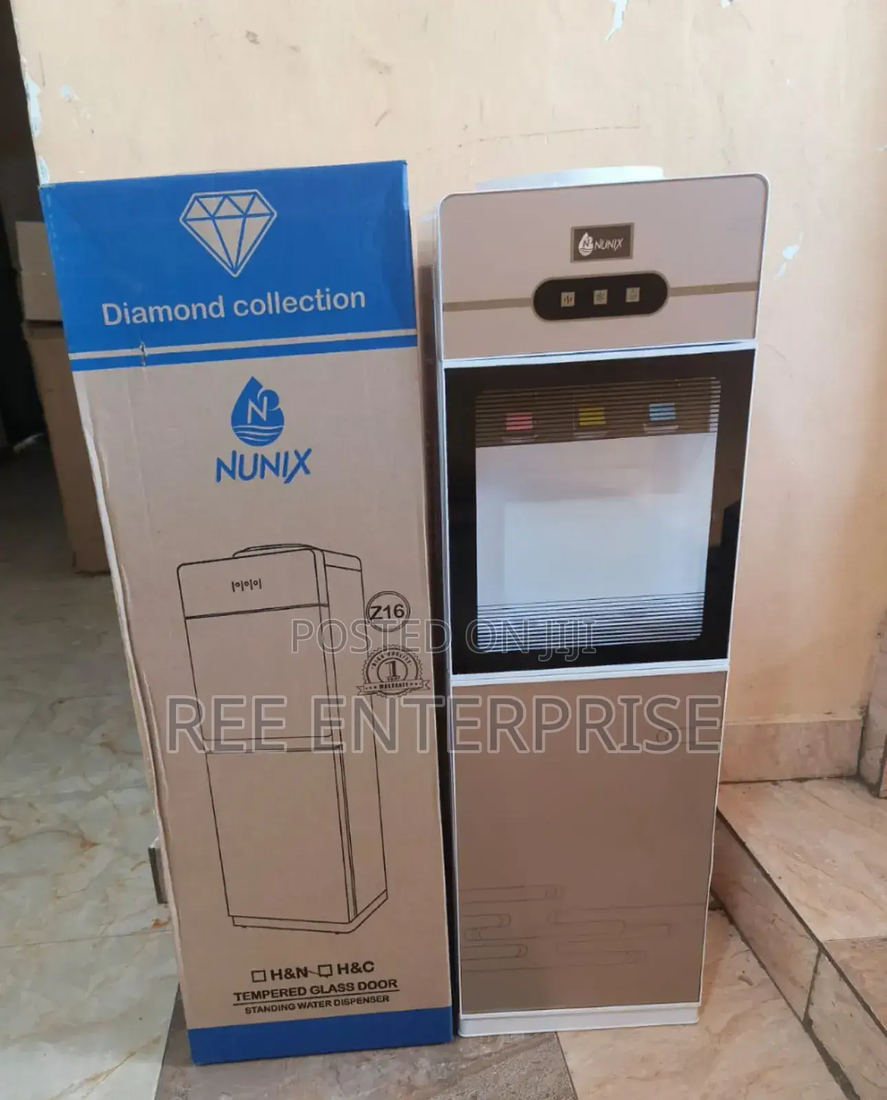 Water Dispenser 
Nunix Z16c 3 Taps Hot, Normal and Cold