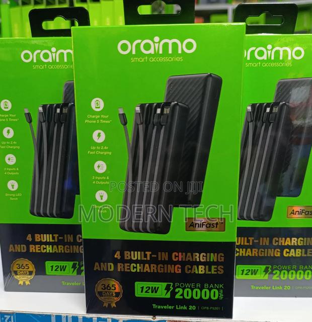 Oraimo Traveler Link 20 20000mah 12w Power Bank