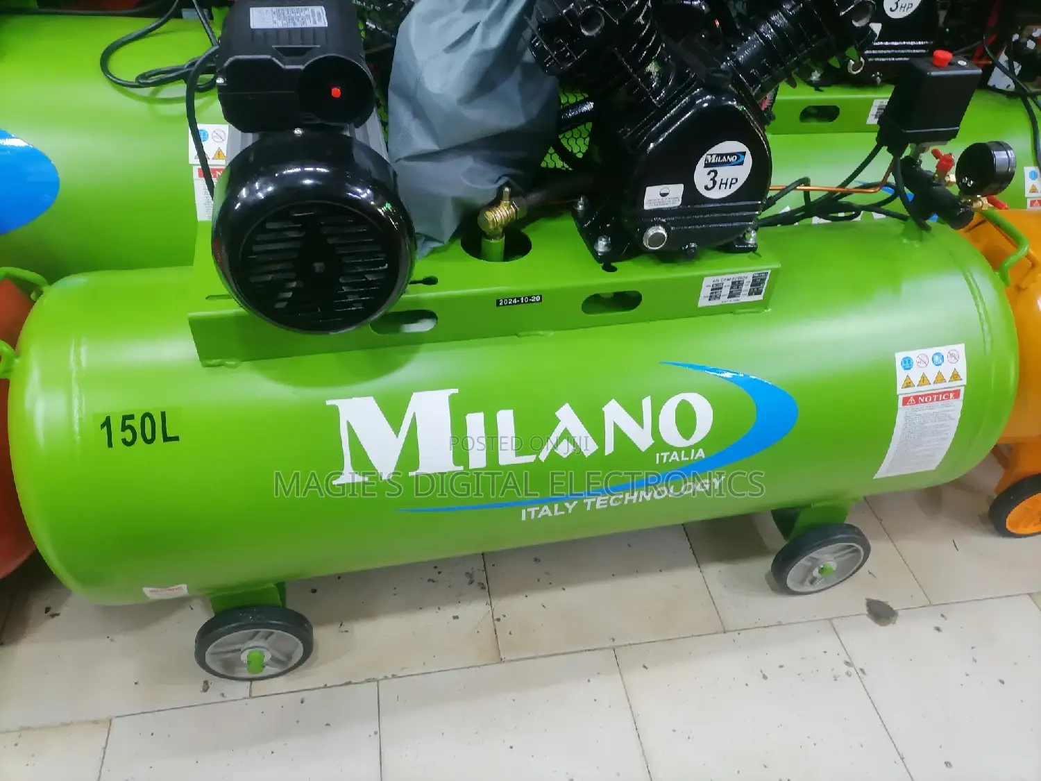200l Milano Electric Air Compressor