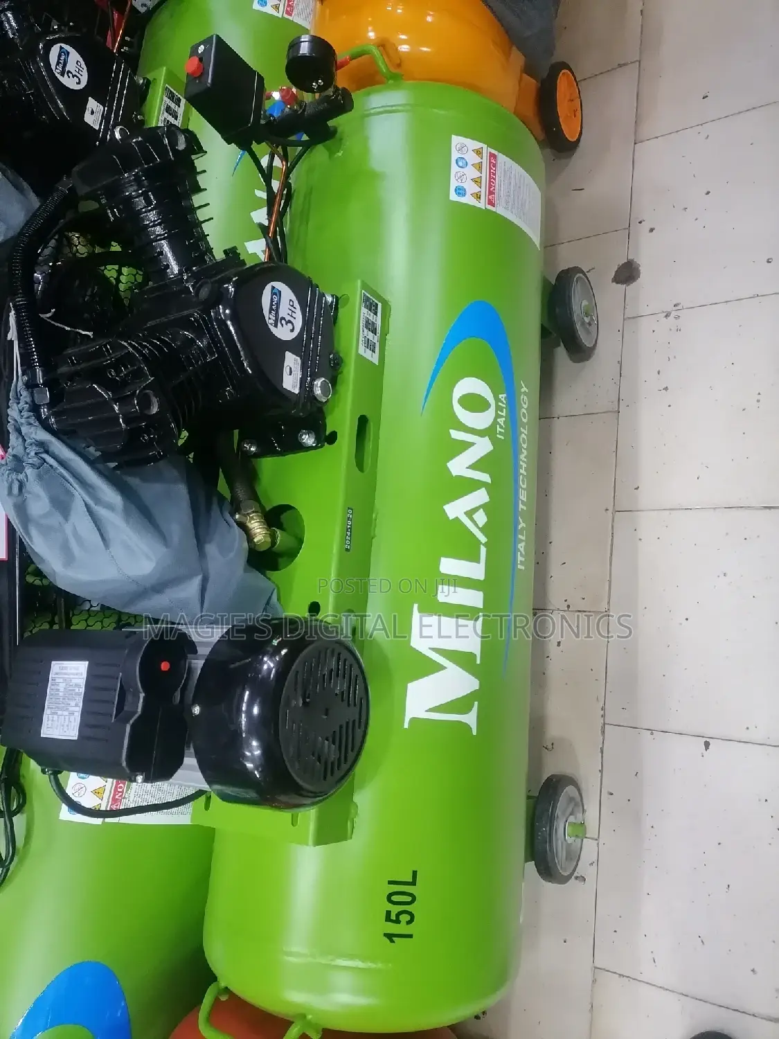Most Appropriate 150l Milano Air Compressor