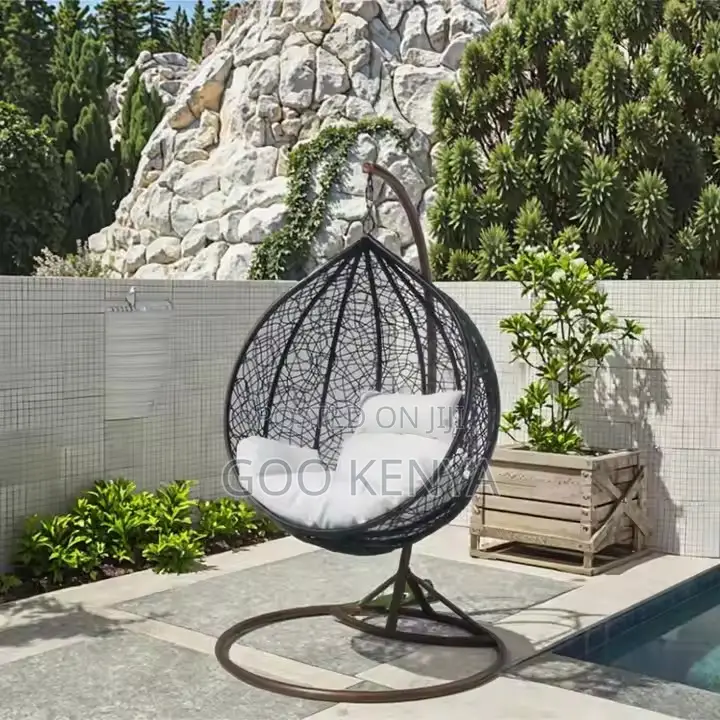 Home Chairs ; Outdoor Wicker Hammock Chair Swing