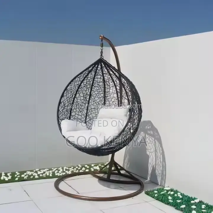 Home Chairs ; Outdoor Wicker Hammock Chair Swing