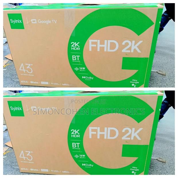 Syinix 43 Inch Google Tv FHD 
