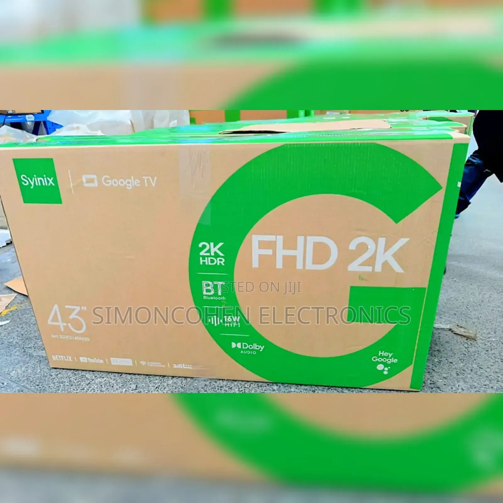 Syinix 43 Inch Google Tv FHD 