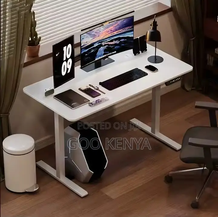 Office Desk ; Adjustable High Tech Executive Office Desk