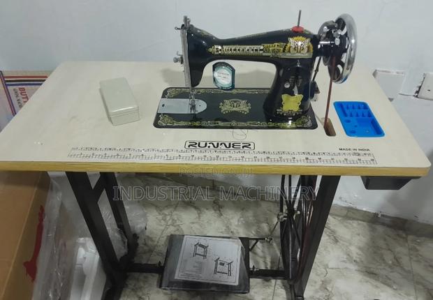 Butterfly Sewing Machine With Imported Stand > - main view