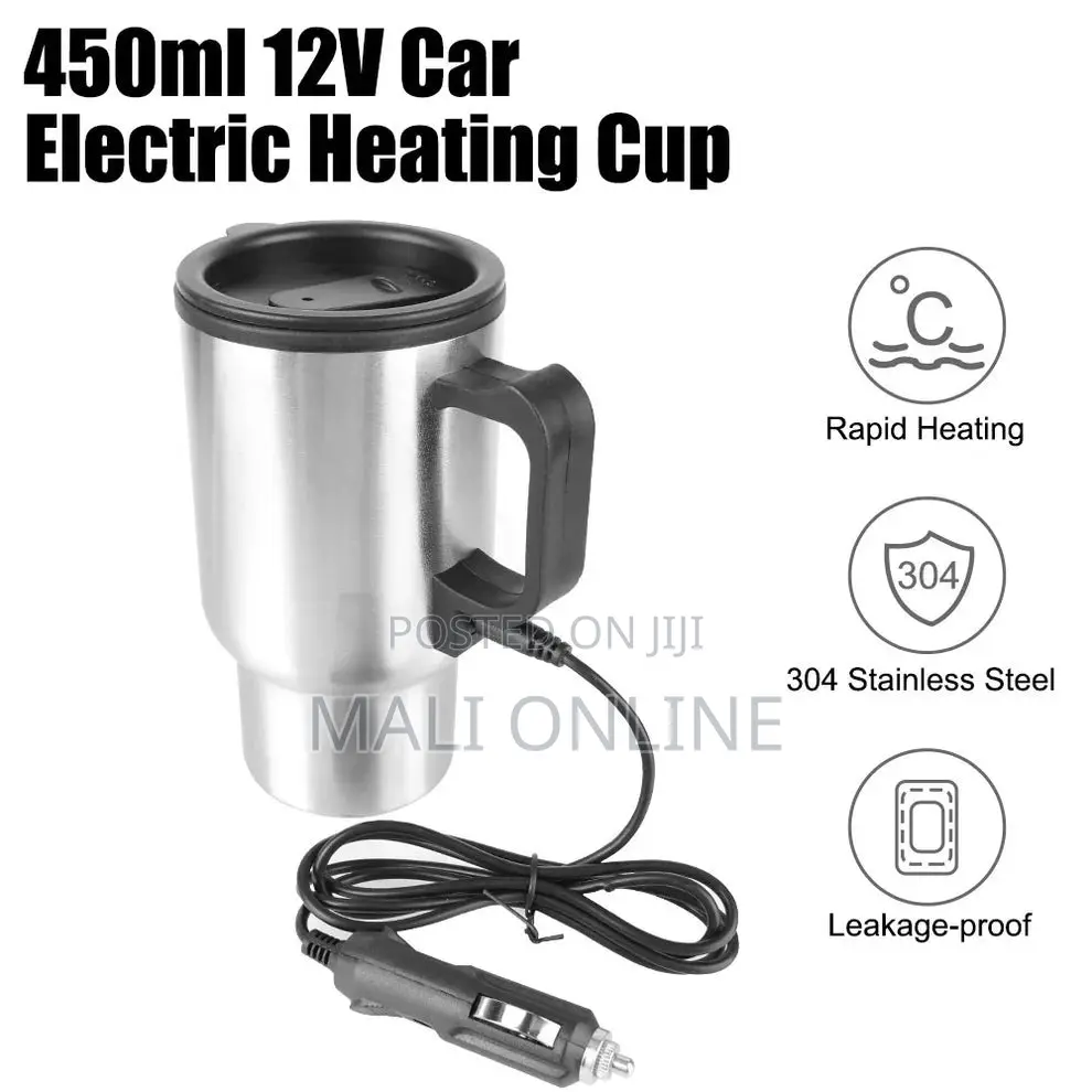 12v Electric Car Mug Stainless Steel