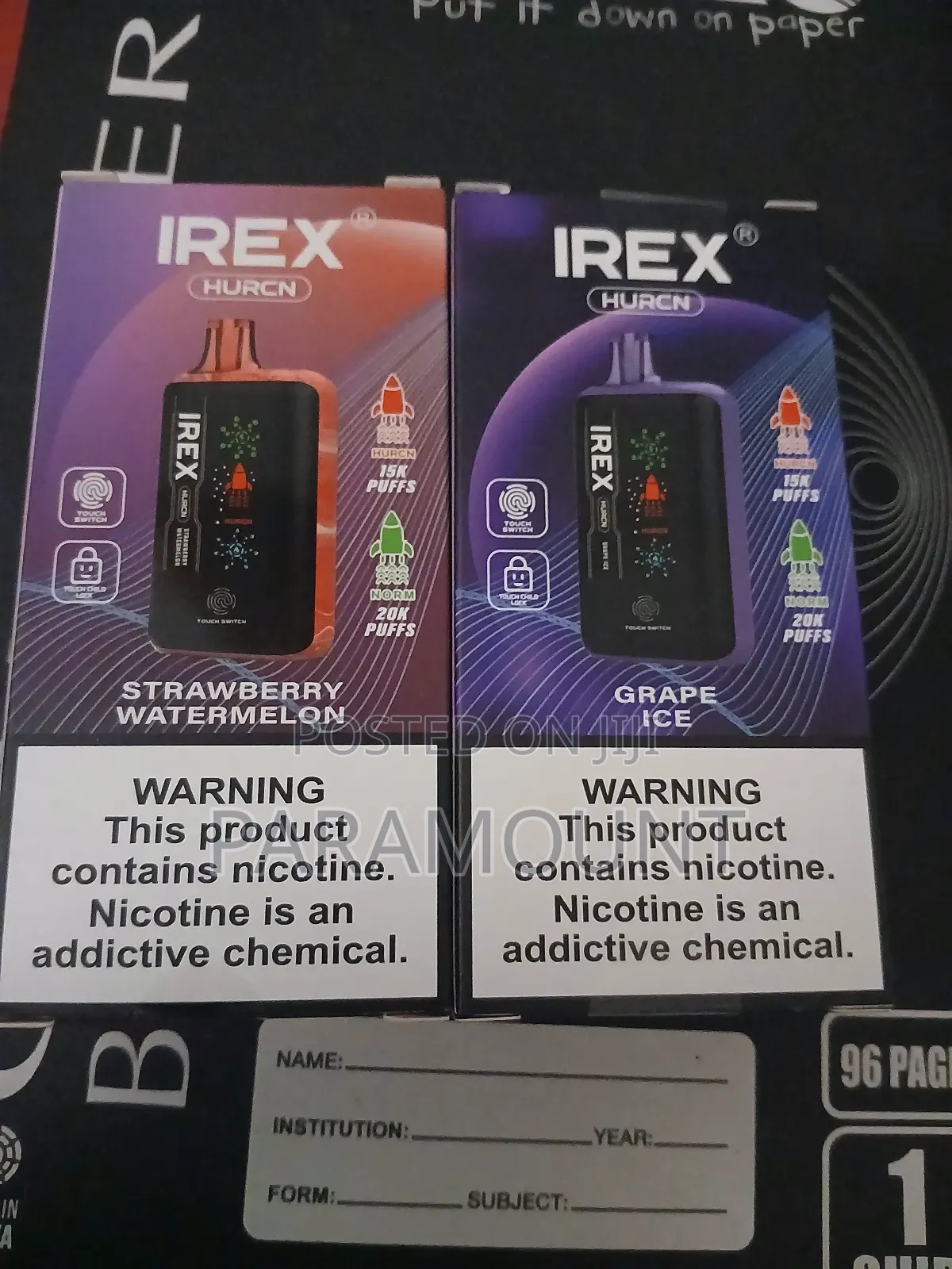Irex Puffs Rechargeable Vape