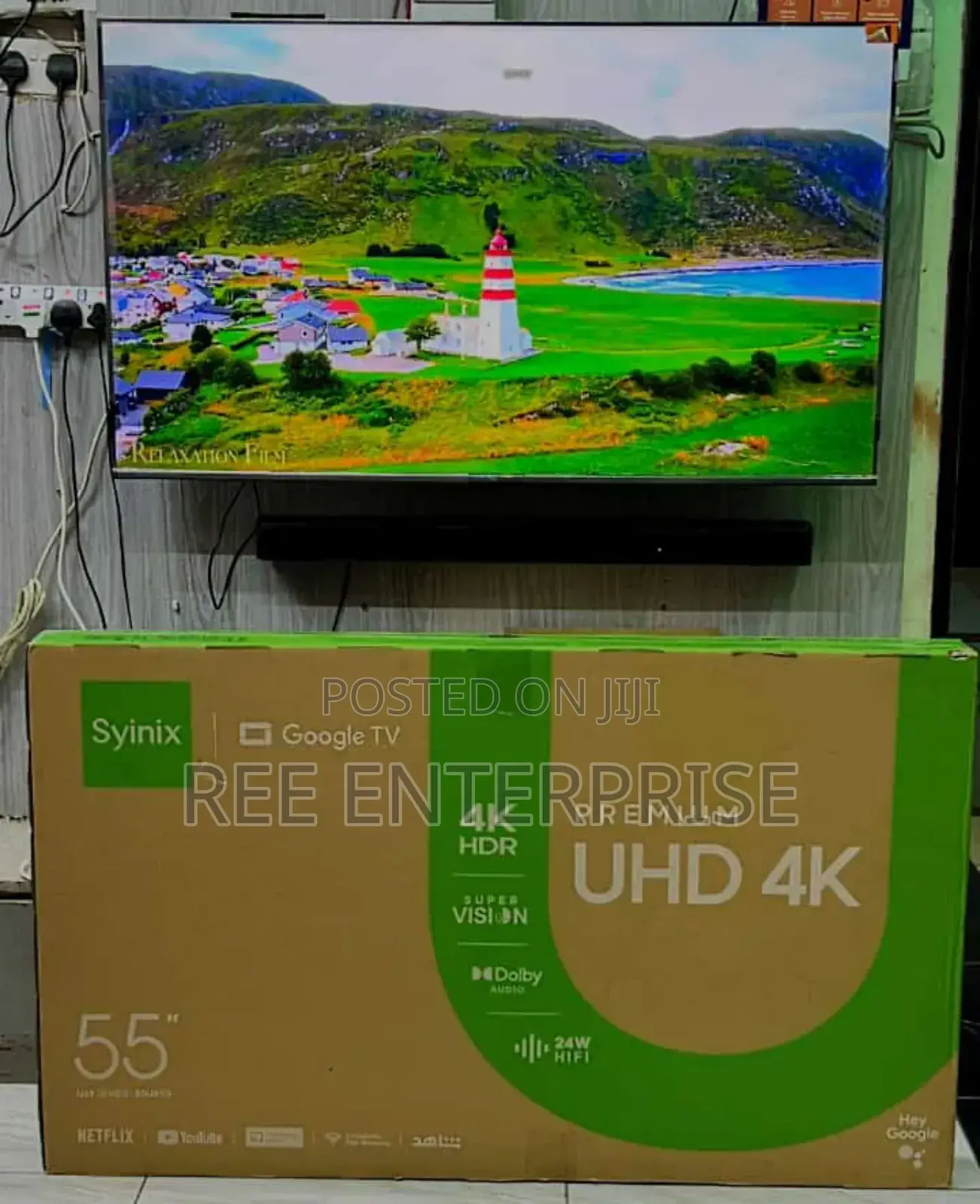 New Model Syinix 55 Uhd4k Google Tv