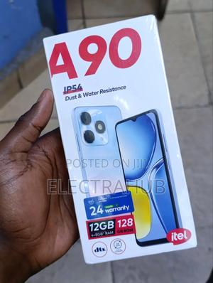 New Itel A90 128 GB Black - main view