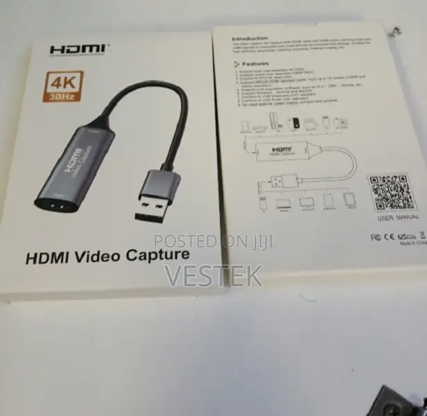 Usb 3.0 Hdmi Capture Card Metallic