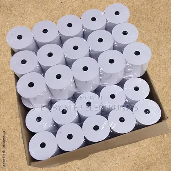High Clarity 80mm by 80mm by 13mm Thermal Rolls Paper