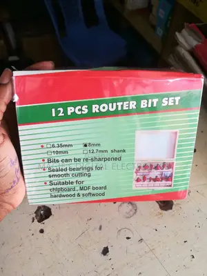 Long Lasting 12pcs Router Bit Set