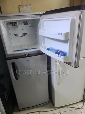 Home Dark Silver Double Door Fridge 250litres