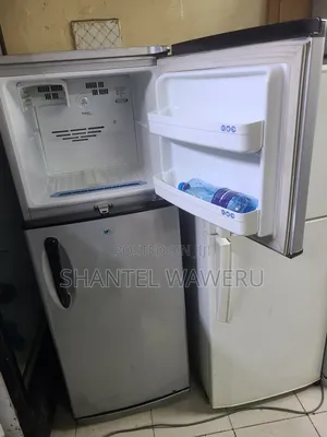 Home Dark Silver Double Door Fridge 250litres