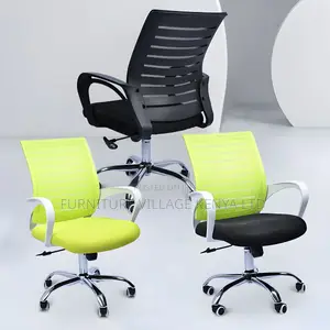 Office Chair:Strong Mesh Stylish Fixed-Arm Work Chair