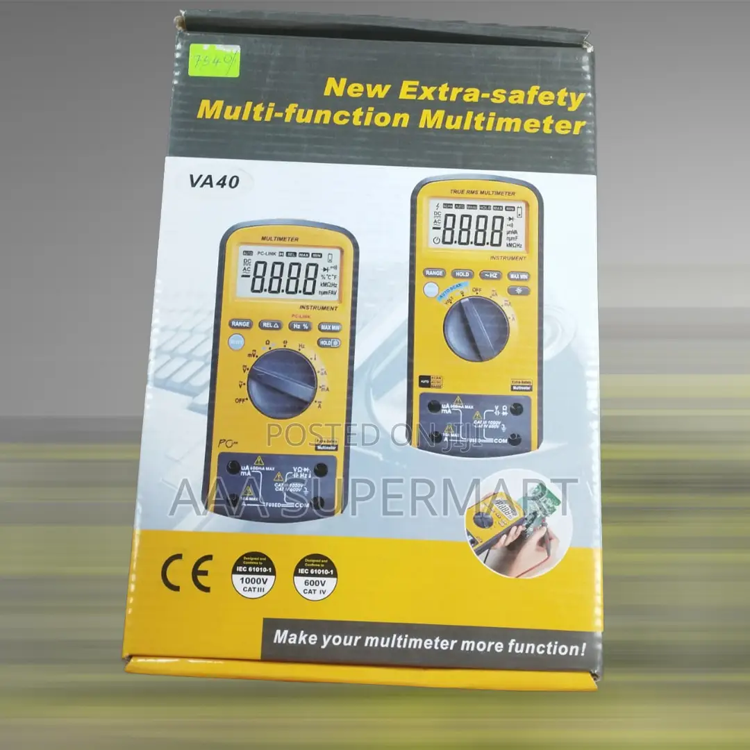Va40, New Extra Safety Multi Function Multimeter