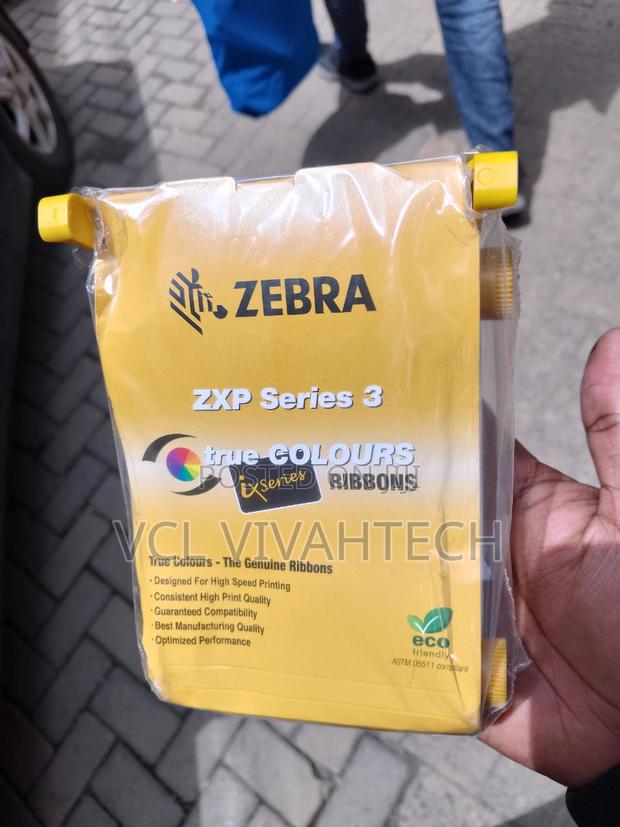 Zebra Ymcko ZXP Series 3 Color Ribbon 57mmx98m(2.24inx321ft)