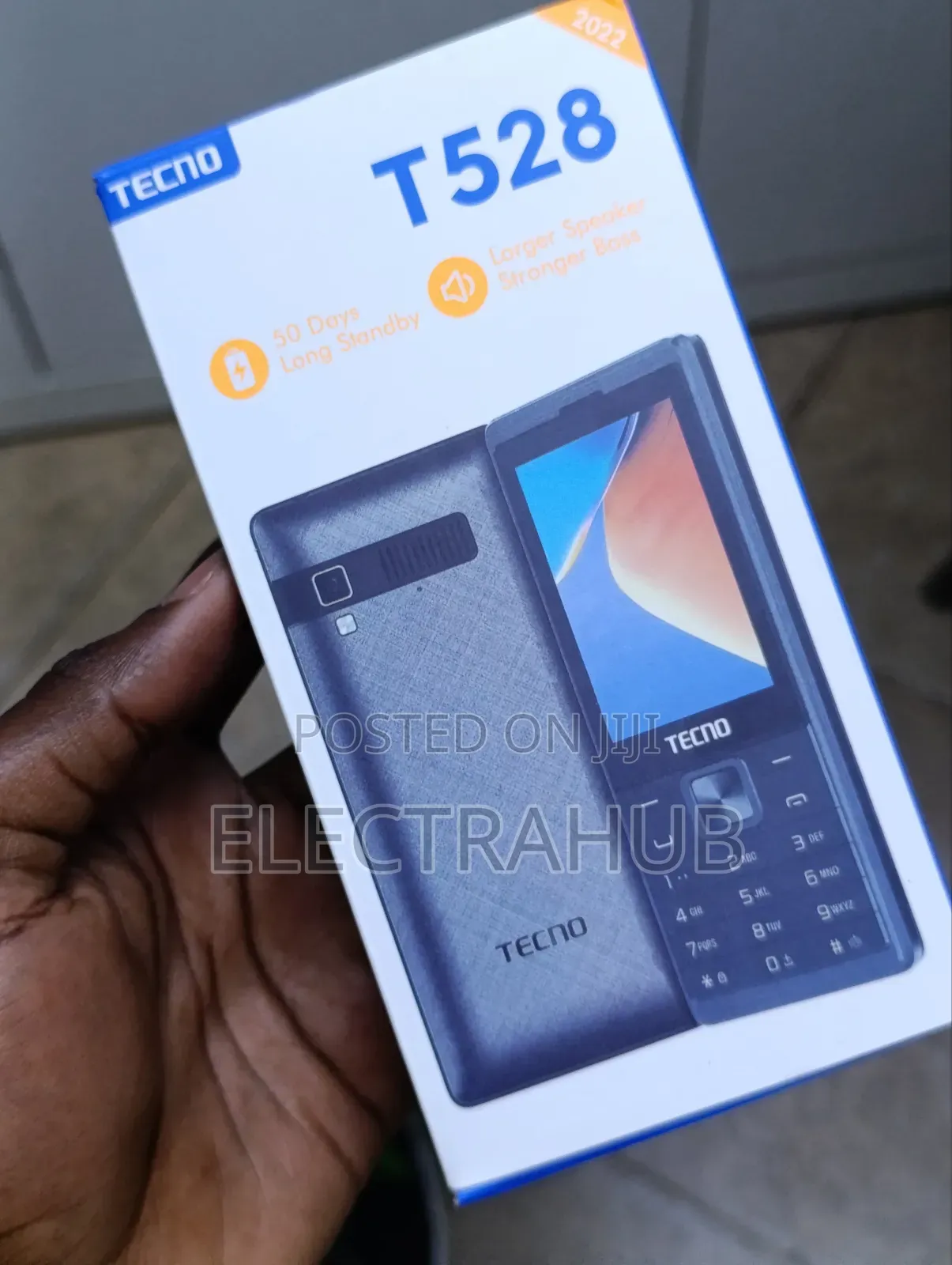 New Tecno T528 Black
