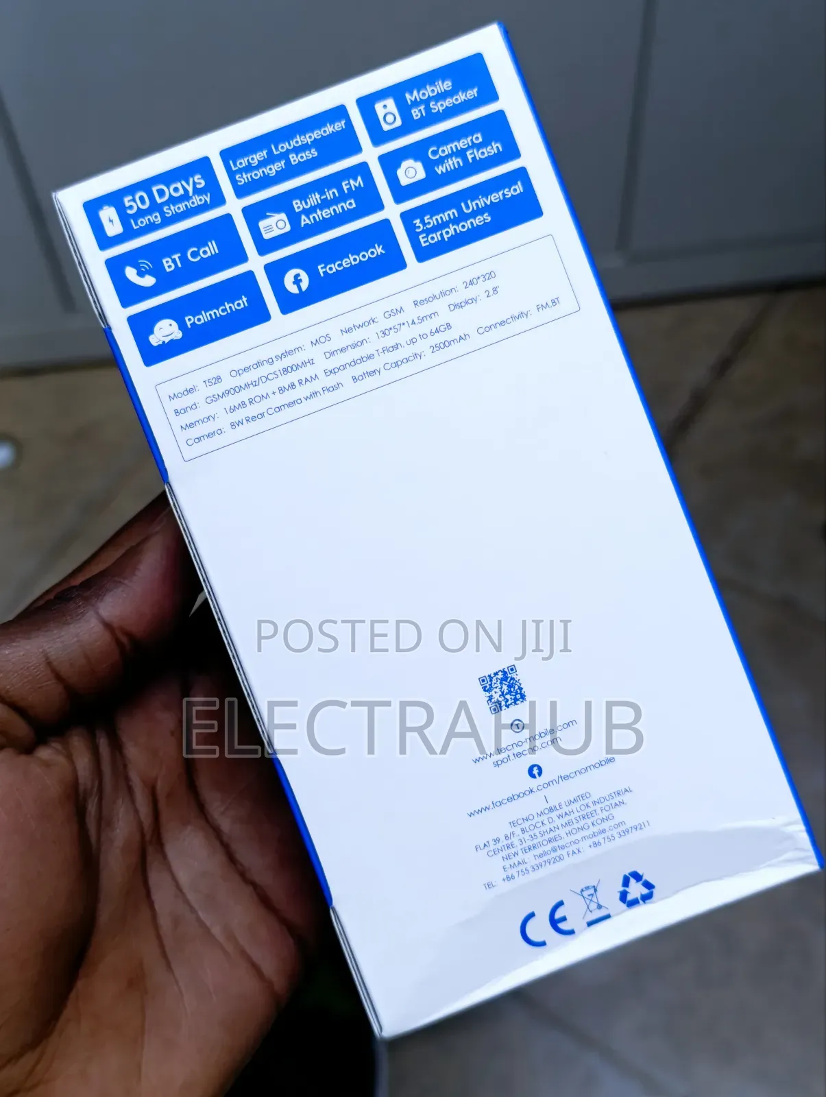New Tecno T528 Black