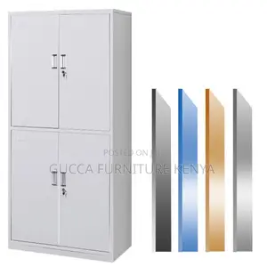 Office Cabinets:4-Door Office Cabinet With Changeable Shelf
