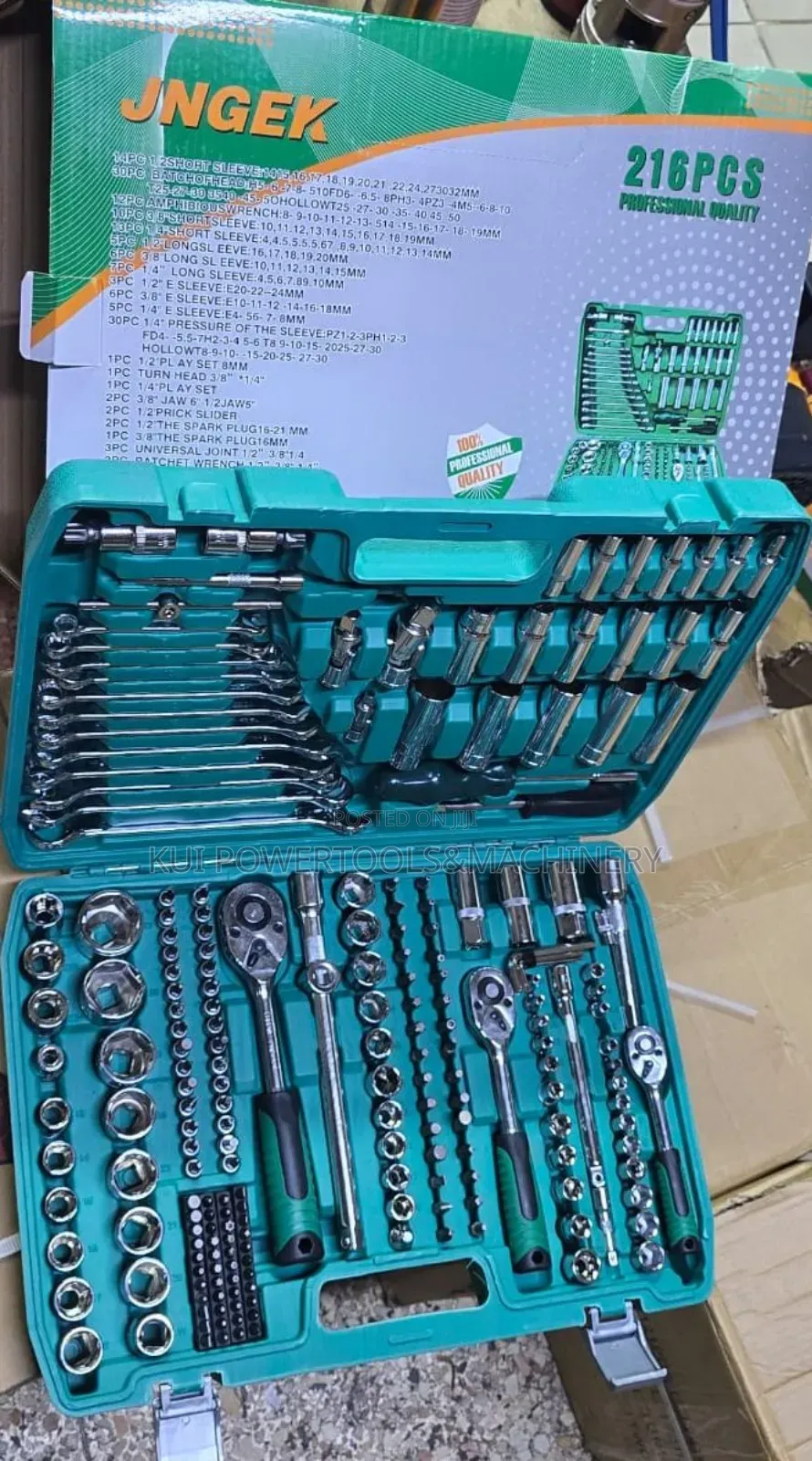 216 PCS Toolbox/ 216 Pc Socket Wrench Set Chrome Vanadium