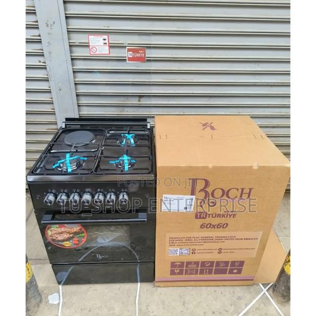 Roch Black 60×60 Standing 3+1 Cooker