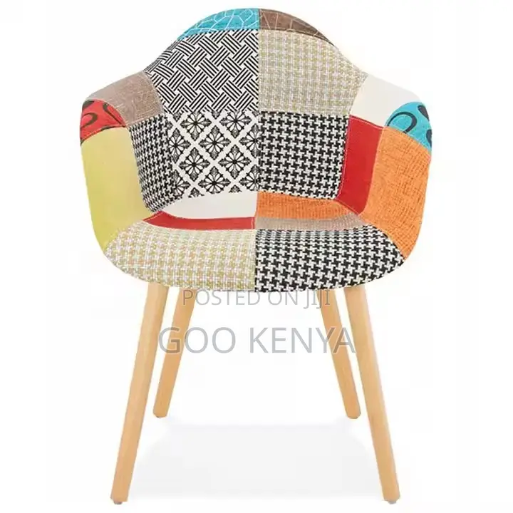Home Chairs ; Modern Arm Rest Patchwork Chair