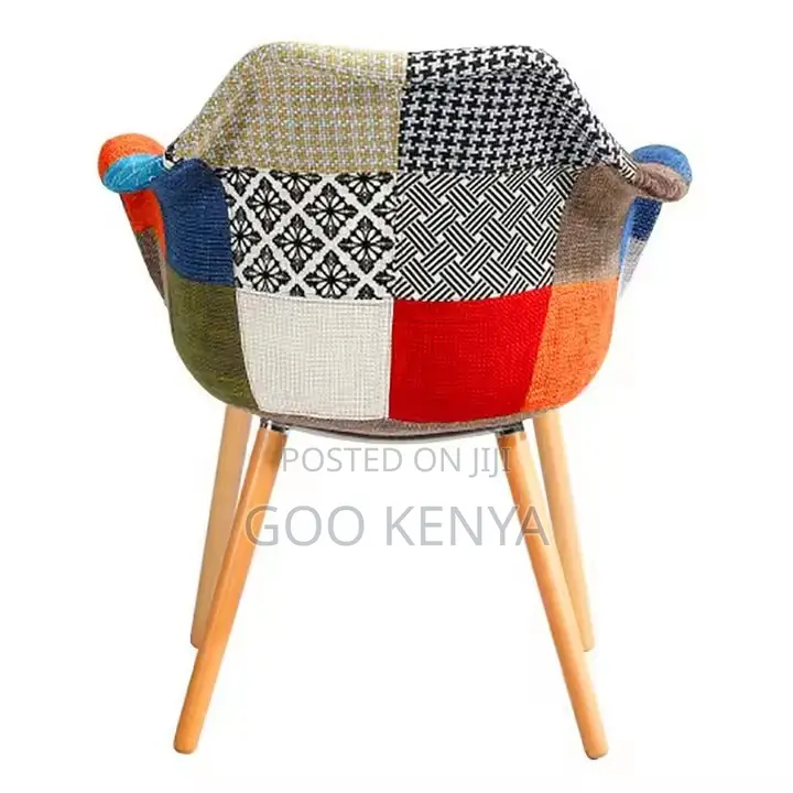 Home Chairs ; Modern Arm Rest Patchwork Chair