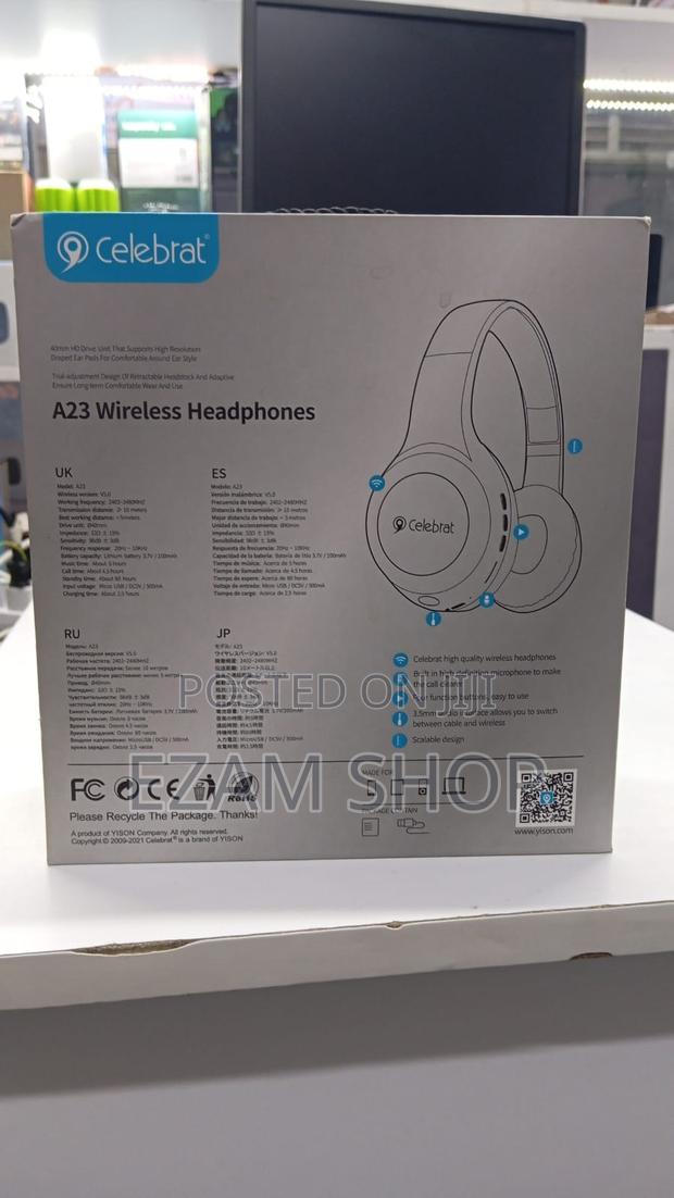 Celebrat A23 Wireless Headphones - thumbnail 3