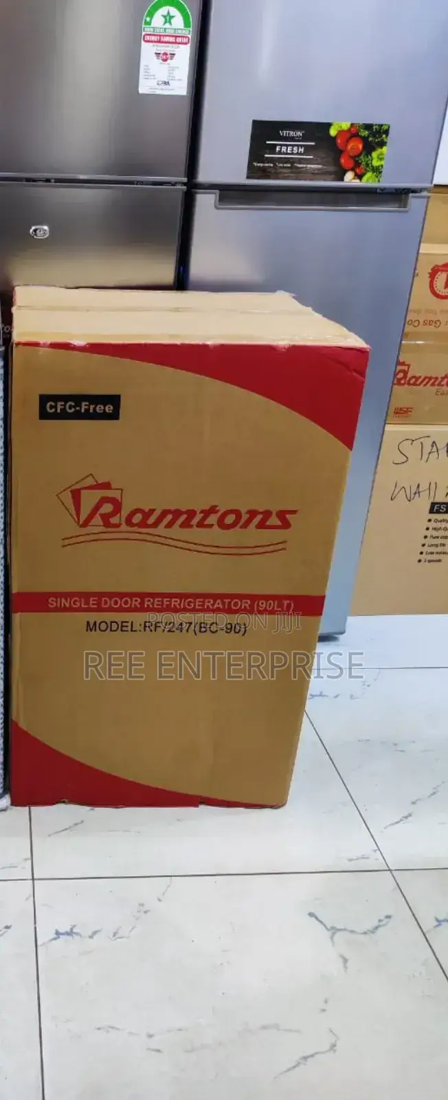 Brand New Ramtons Fridge 90l Single Door