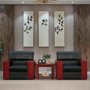 Office Sofa: Office 5-Seater Manager Room Reception Sofa