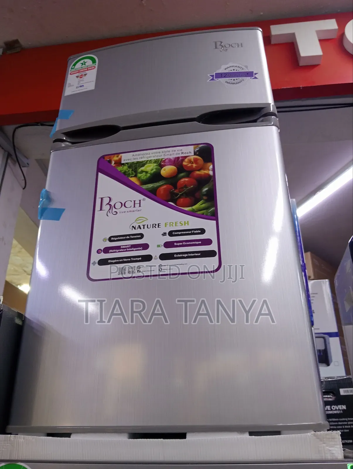Roch 90 Litres Double Door Fridge