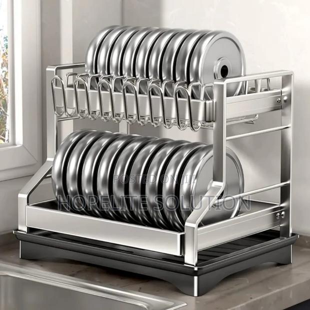 Dish Rack With Drain Tray - thumbnail 4