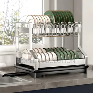 Dish Rack With Drain Tray
