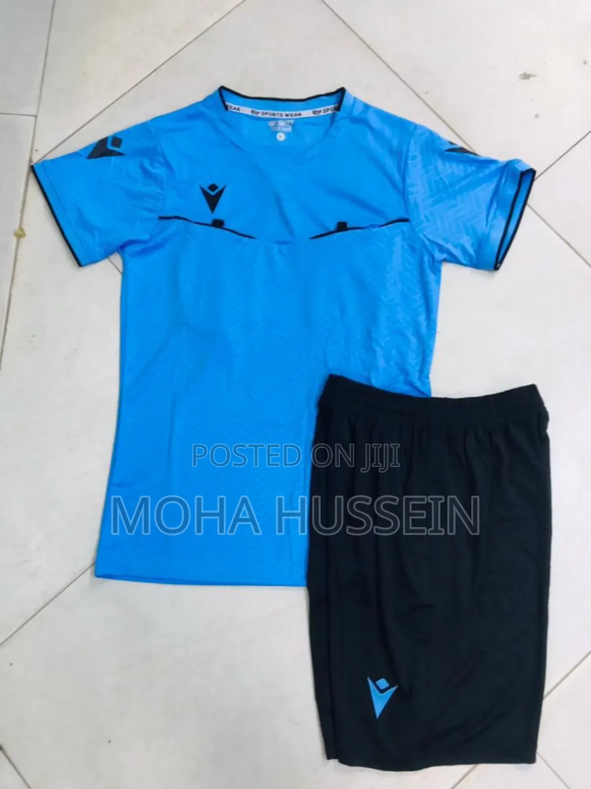 Blue Referee Uniforms (Macron)