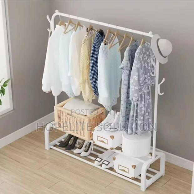 Cloth Rack With Lower Storage - thumbnail 3