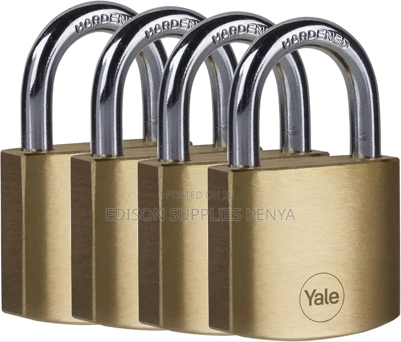 Yale Padlocks 4pcs Set Same Keys Brass Security Padlocks