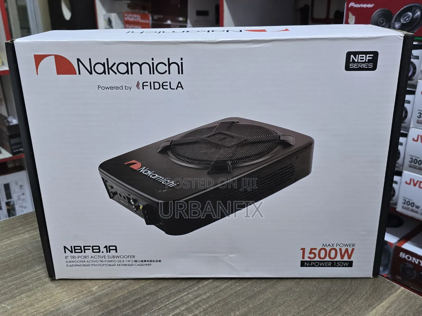Nakamichi 1500watts Powerful Tri-Port Underseat Subwoofer