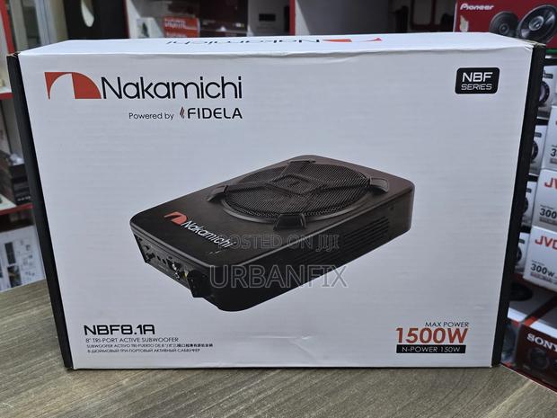 Nakamichi 1500watts Powerful Tri-Port Underseat Subwoofer