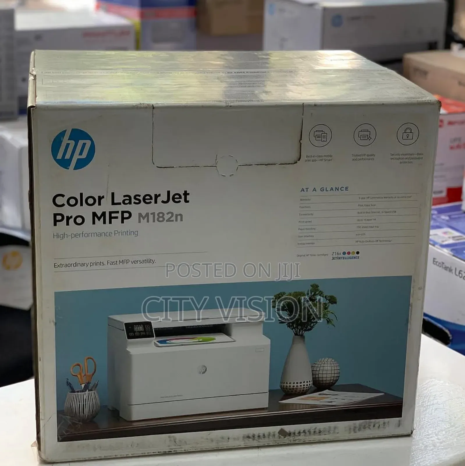 Hp Color Laserjet Pro MFP M182n Colour Laserjet Printer