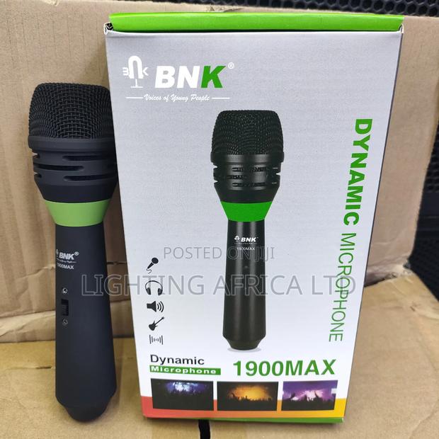 10 Meters Wired BNK Dynamic Microphone Rubber Coated - thumbnail 2