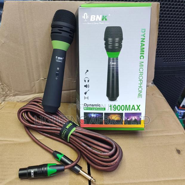 BNK Wired Quality Microphone 10m Quality Mic Cable