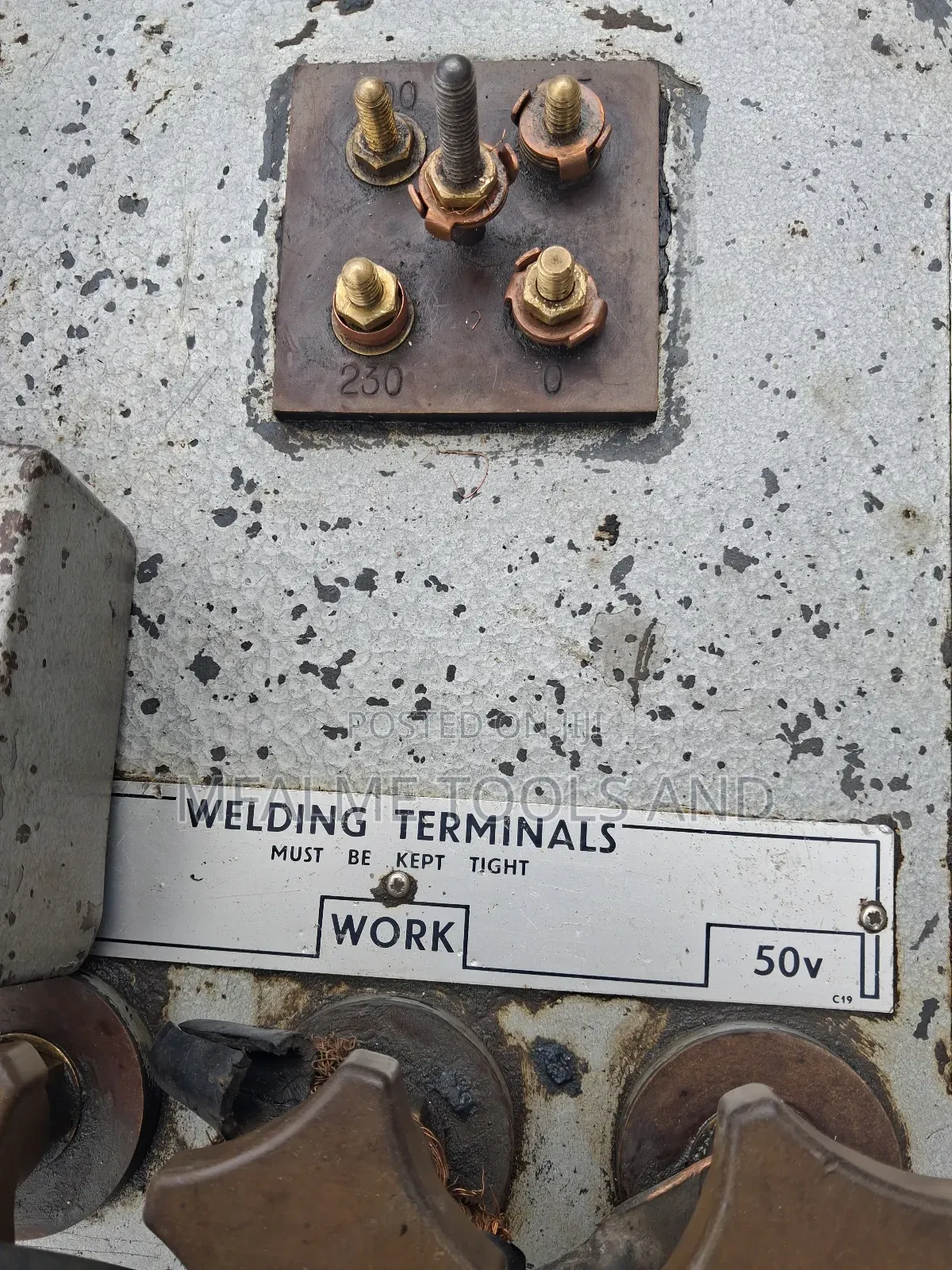 Welding Machine Oil Cooled Stick Arc Welder 210 - 414 Ex-Uk