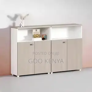 Office Cabinet ; 2-Door Credenza Partition Wall Cabinet